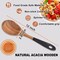 2 Pcs 12" Large Wooden Spoons for Cooking Utensils Acacia Wood Non Stick Serving Spoon for Baking Cooking Spatula Set Bamboo Teak Long Stirring Mixing Spoons Big Ladle Kitchen Tools Gift